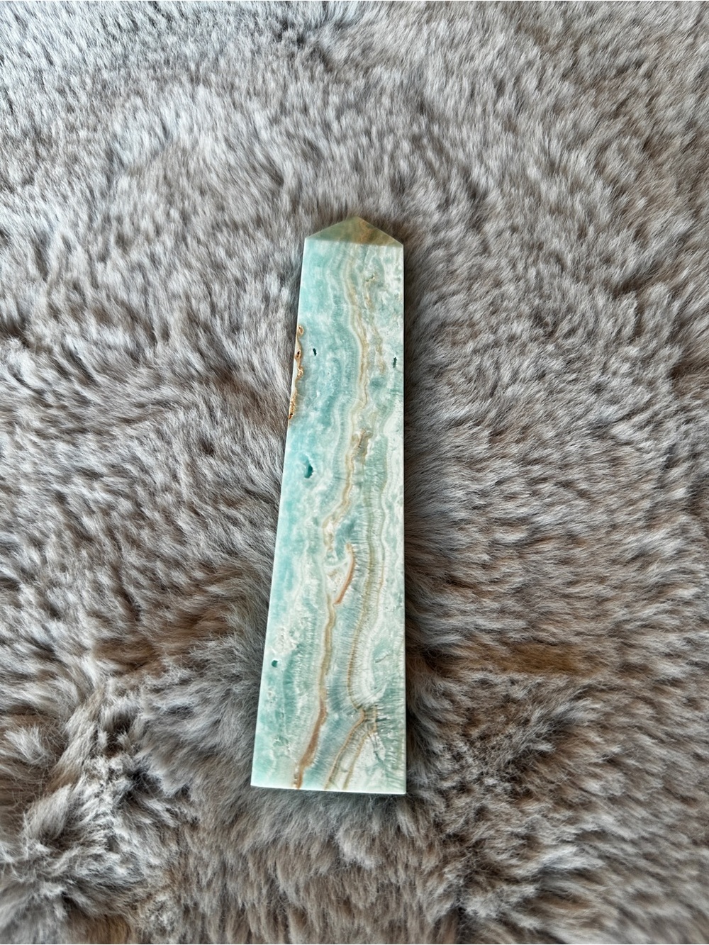 Natural Hemimorphite Crystal Tower